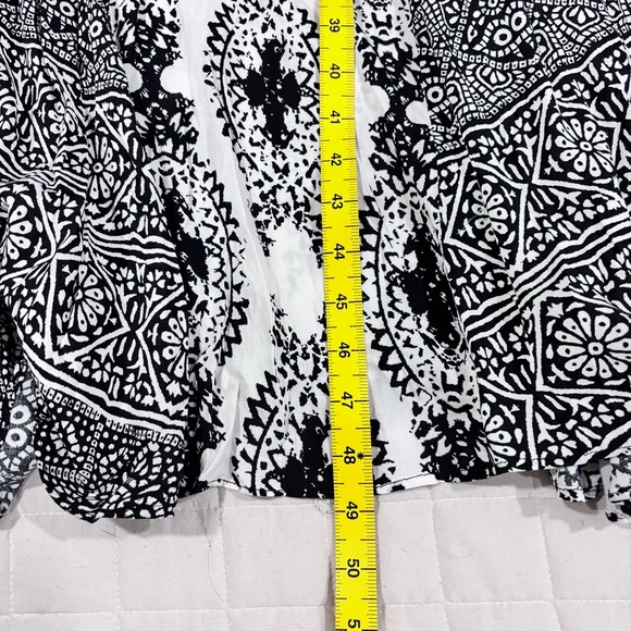 Free People Women Of The Water Maxi Dress Bandeau Black White Boho Small/Medium - Picture 11 of 12